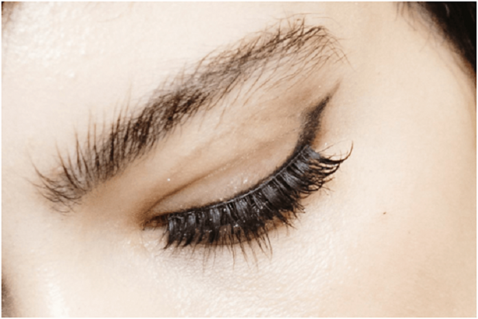 a woman with beautiful Lashes